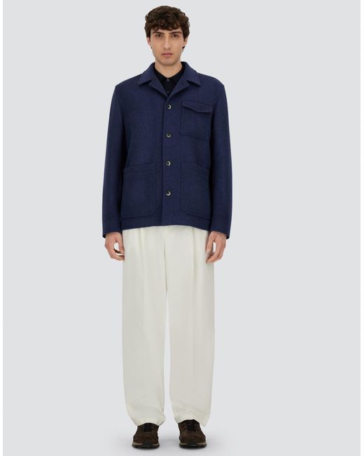 Herno Blue Fieldâ Jacket for men