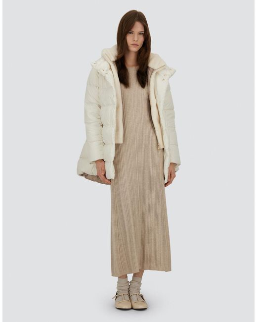 Herno White A-Shape Jacket