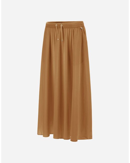 GONNA IN LIGHT NYLON STRETCH di Herno in Natural