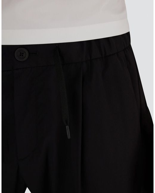 Herno Black Nylon Maestro Trousers for men
