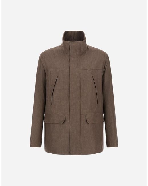 Herno Brown Parka for men