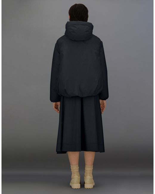 Herno Black Laminar Hooded Jacket