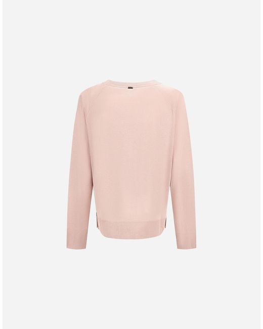 Herno Pink Long-Sleeved T-Shirt