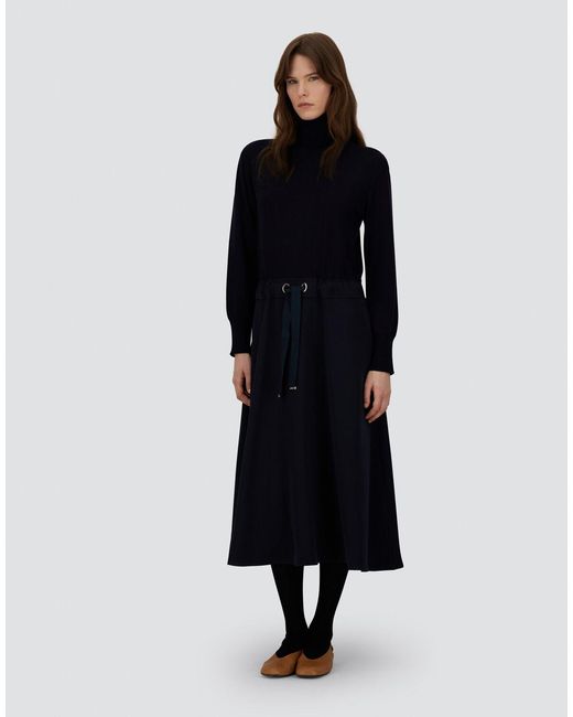 Herno Blue Light Wool G.14 Dress