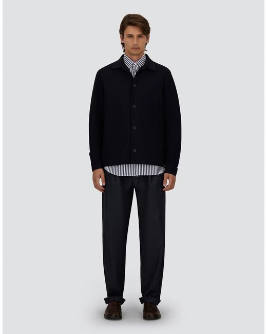 Herno Blue Shacket for men