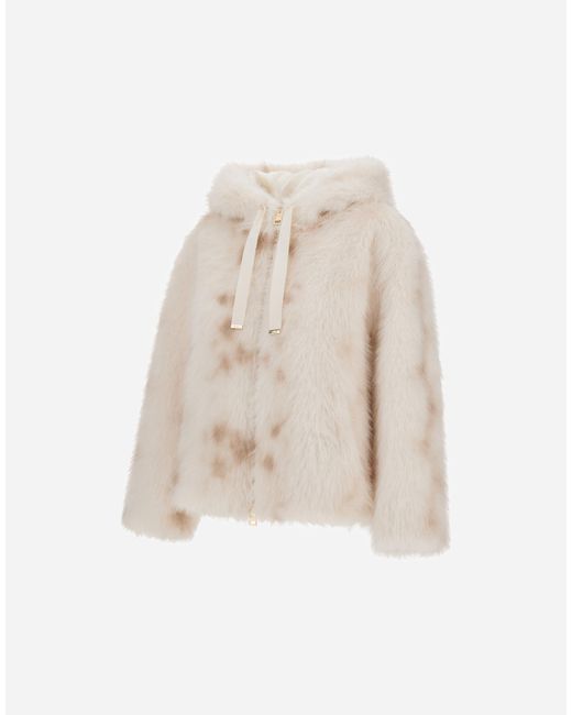 Herno Natural Lynx-Effect Fur-Touch Jacket