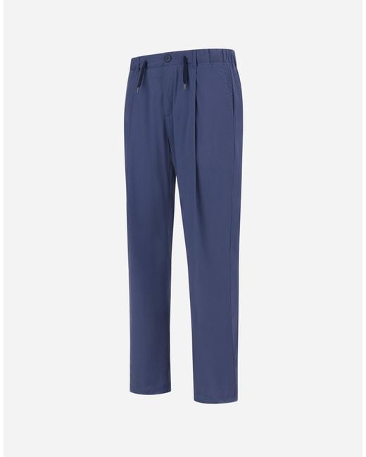 Herno Blue Trousers for men