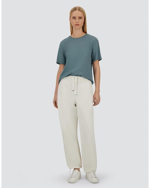 Herno Blue Resort Mercerized Cotton Jersey T-Shirt