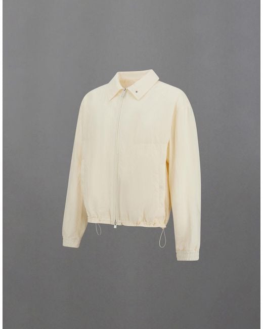 Herno Gray Laminar Zipped Shacket