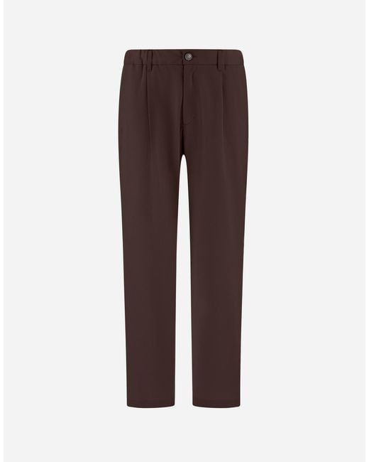 Herno Brown Trousers for men