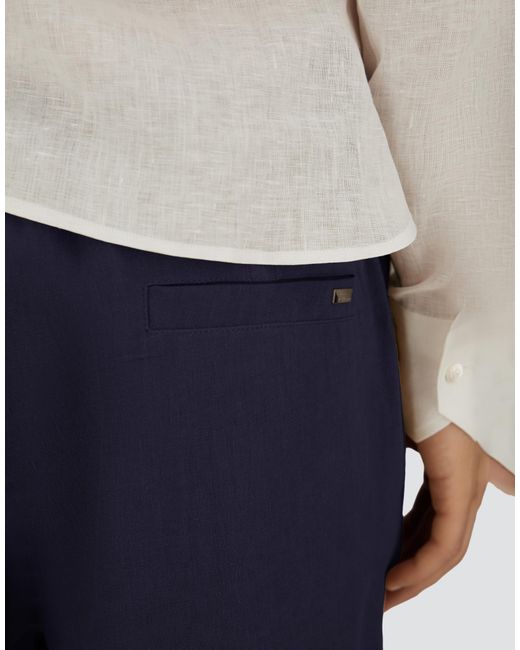 Herno Blue Trousers for men
