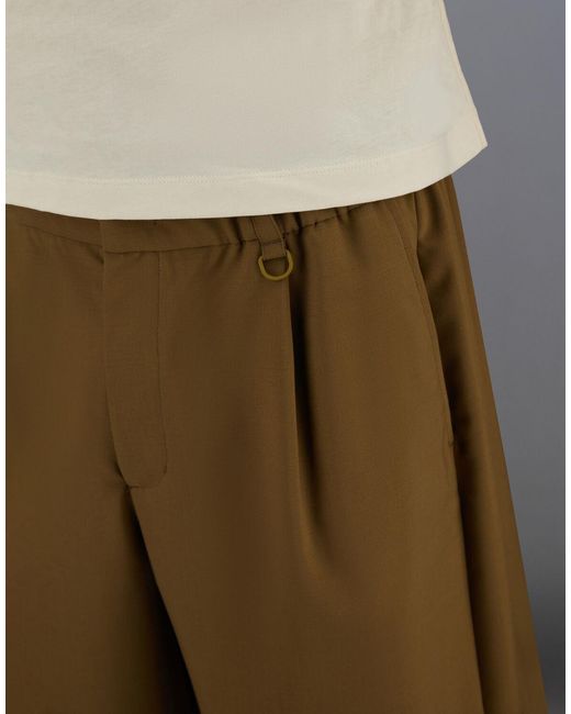 Herno Green Laminar Shorts