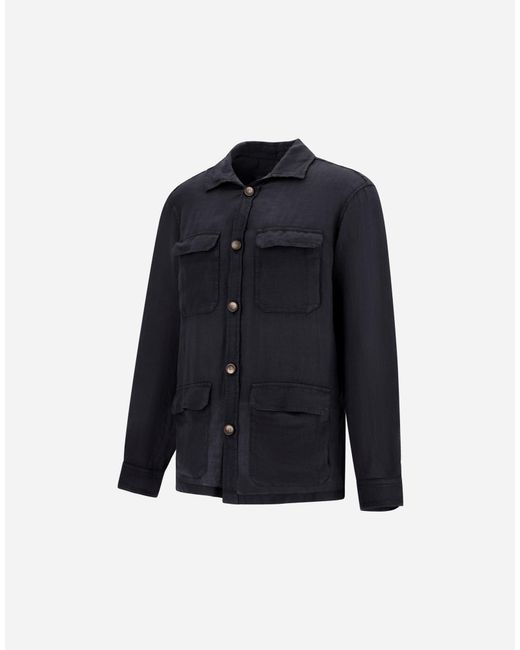 Herno Blue Field Jacket for men