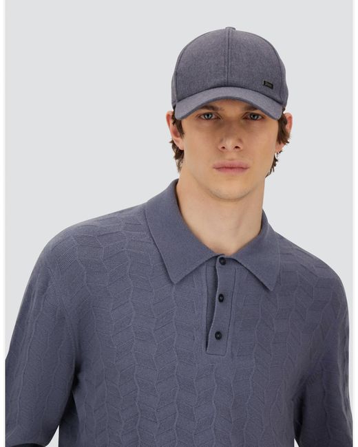 Herno Blue Resort Baseball Cap for men