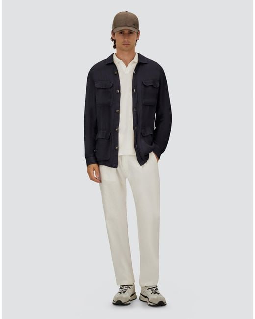 Herno Blue Field Jacket for men