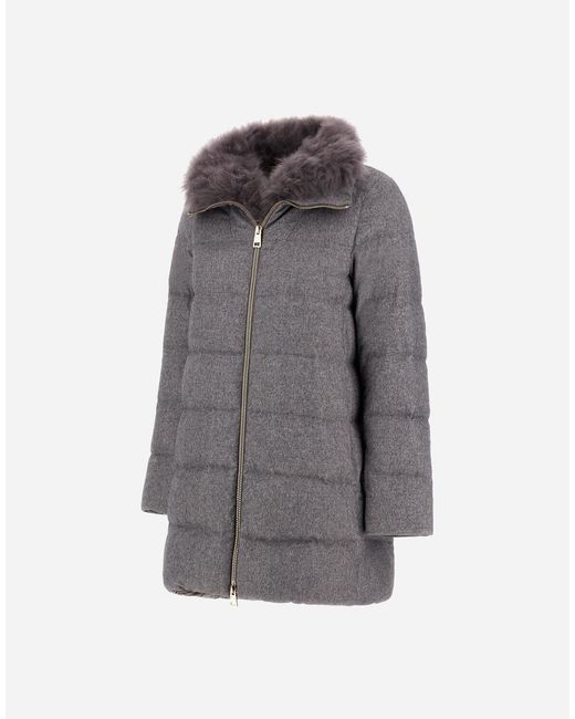 Herno Gray A-Shape Jacket