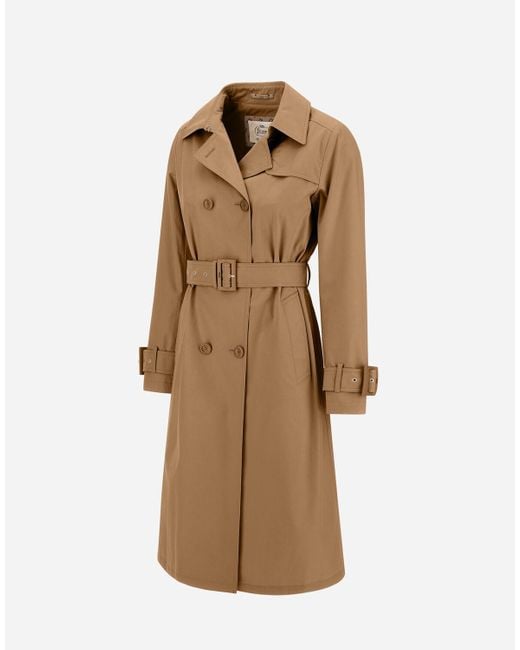 TRENCH IN DELON E MONOGRAM di Herno in Natural