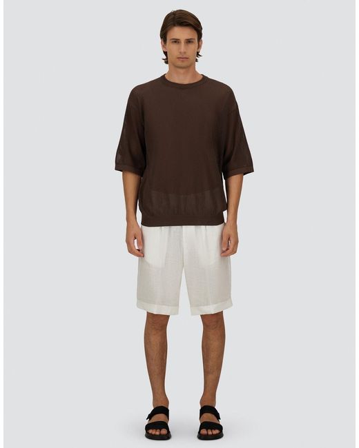 Herno Brown T-Shirt for men