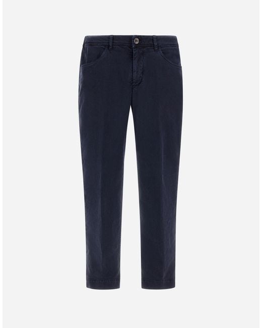 Herno Blue Trousers for men