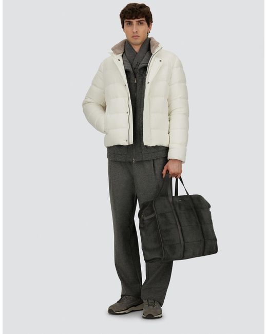 Herno White Bomber Jacket for men