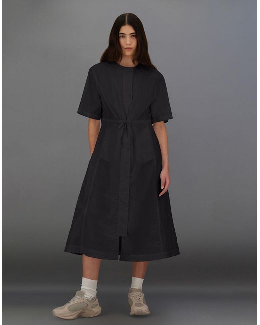 Herno Black Laminar Dress