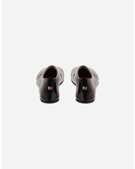 Herno Black Ballet Flats