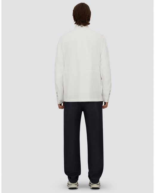 Herno White Field Jacket for men