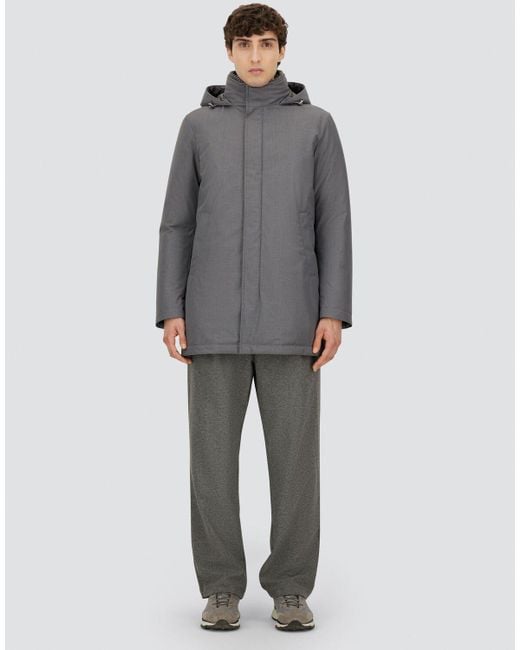 GIACCONE IN NEW BUSINESS E NYLON ULTRALIGHT di Herno in Gray da Uomo