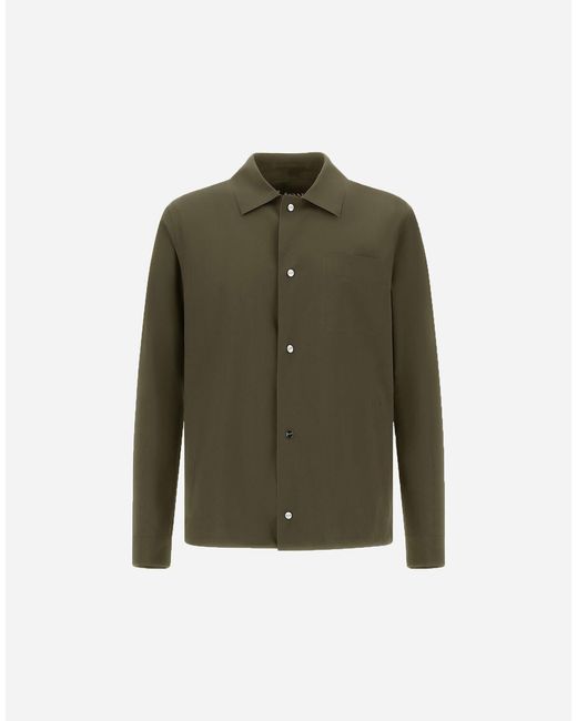 Herno Green Essence Shacket for men