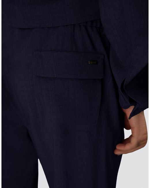 Herno Blue Trousers for men