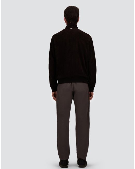 Herno Black Suede Jacket for men