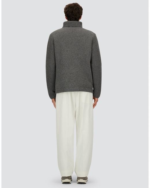 Herno Gray Cardigan for men