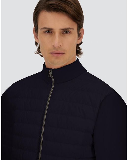 Herno Blue Cardigan for men