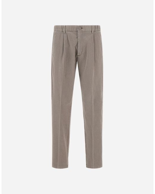 Herno Gray Trousers for men