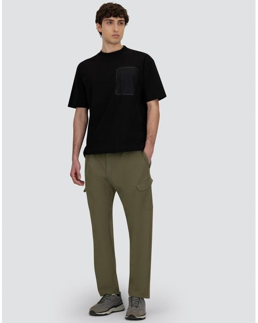 Herno Green Light Comfort Stretch Woven Cargo Trousers for men