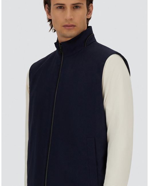 Herno Blue Vest for men