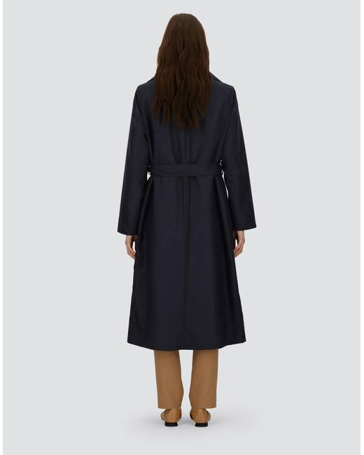 Herno Blue Reversible Trench