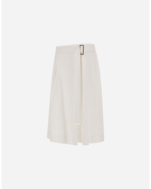 Herno White Skirt