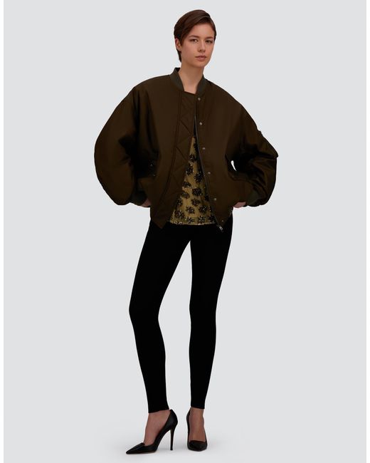 Herno Black Ribbed Wool Leggings