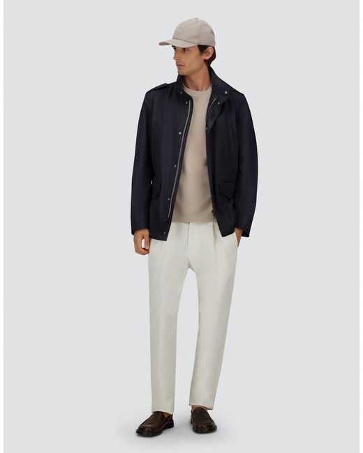 Field Jacket di Herno in Blue da Uomo