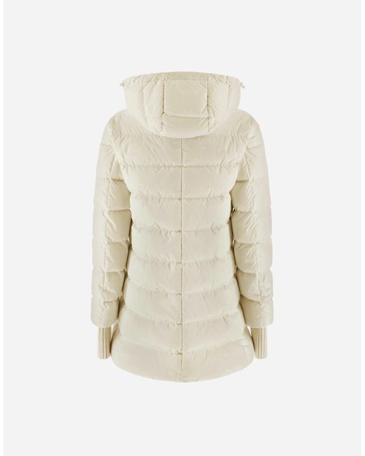 Herno White A-Shape Jacket