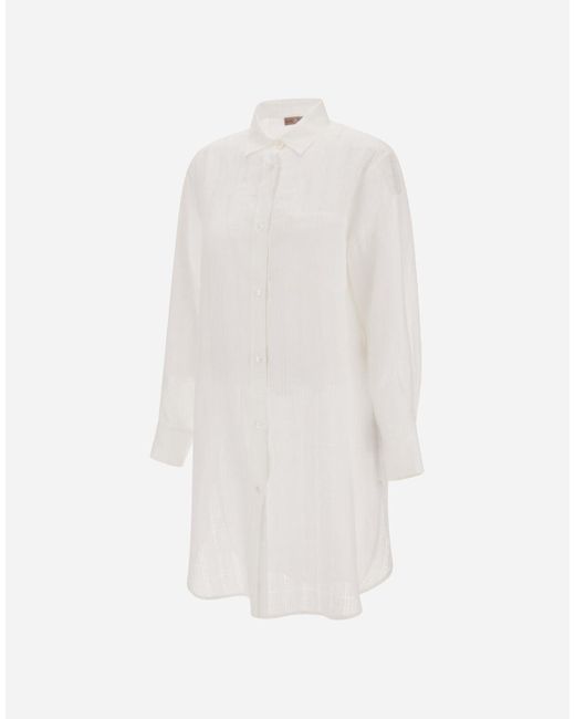 Herno White Resort Shirt