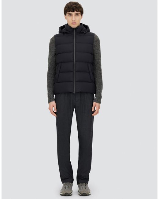 Herno Blue Vest for men