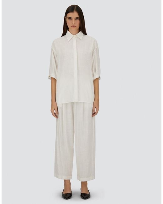 Herno White Trousers