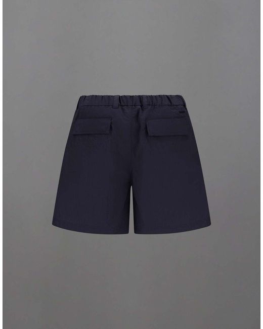 Herno Blue Laminar Shorts