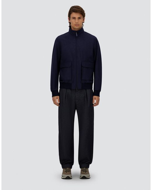Bomber di Herno in Blue da Uomo