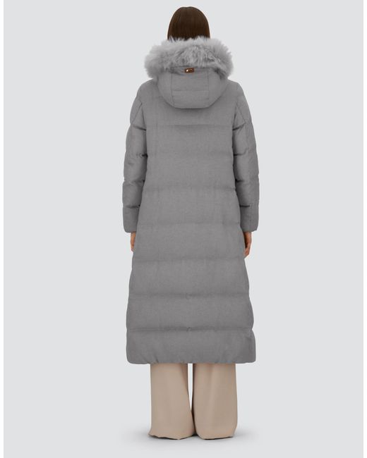 Herno Gray Long Jacket