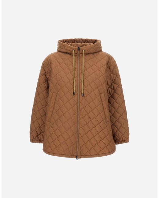 Herno Brown A-Shape Jacket