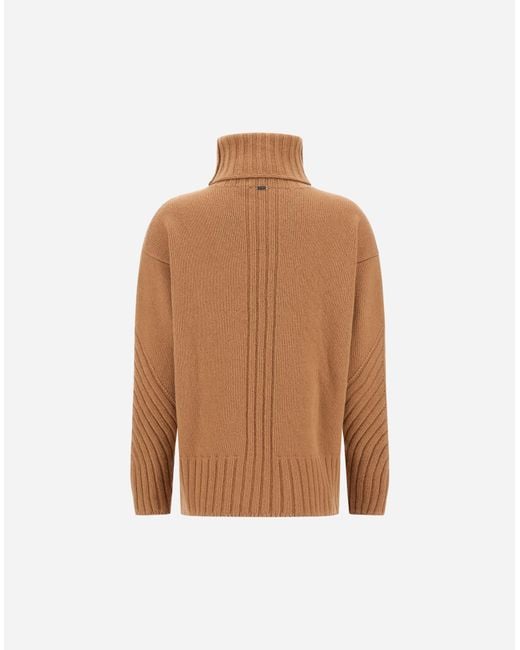 Herno Brown Turtleneck Sweater