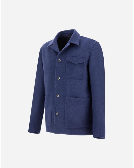 Herno Blue Fieldâ Jacket for men